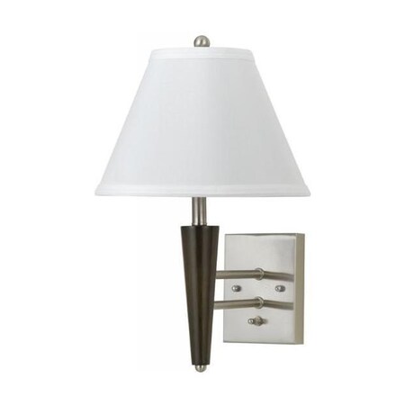 Cal Lighting 60W Mtl Wall Lamp LA-2025WL-1BW